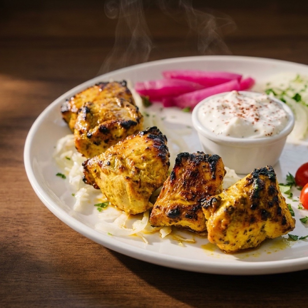 Saffron Chicken Kabob Promo